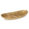 PATERA DEKORACYJNA KIARA (01) 38 X 18 X 6 CM ZŁOTY