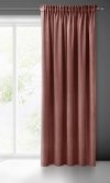 PIERRE CARDIN zasłona SIBEL z miękkiego i delikatnego welwetu, 140x270cm ciemny róż 