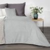 Koc z efektem 3D z wytłaczanym wzorem jodełki D91 Cindy3 170x210 cm Srebrny
