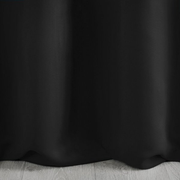 ZASŁONA GOTOWA D91 PARISA 140 X 250 CM CZARNY
