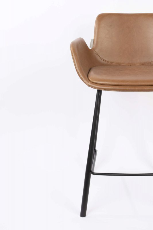 Krzesło barowe BRIT LL brązowe