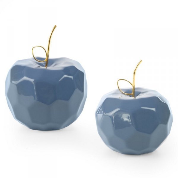FIGURKA DEKORACYJNA APEL 16 X 16 X 13 CM GRANATOWY