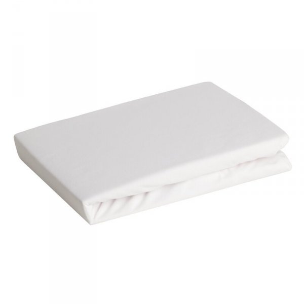 Prześcieradło jersey z gumką 140x200 cm z bawełny kolor kremowy 125 g/m2 Design 91 