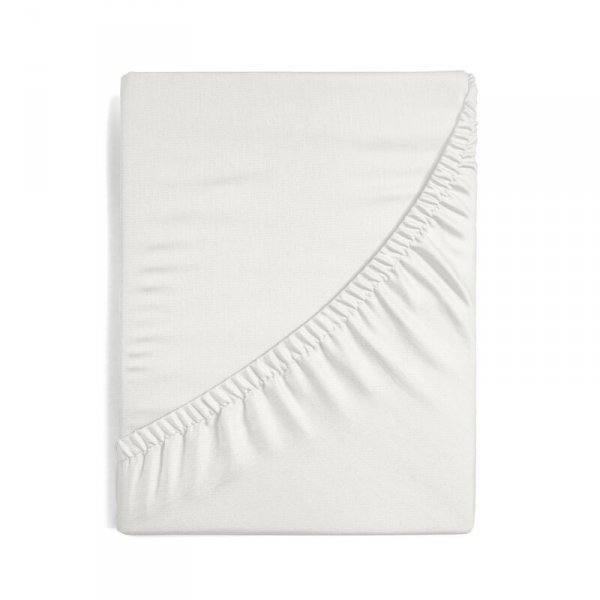 Prześcieradło jersey z gumką 140x200 cm z bawełny kolor kremowy 125 g/m2 Design 91 