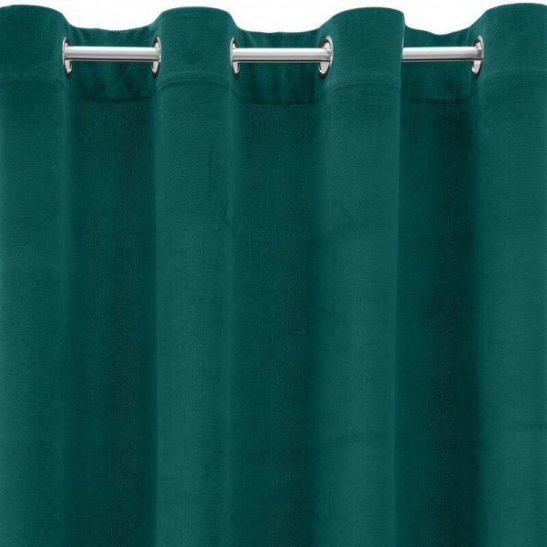 ZASŁONA GOTOWA MILO 140 X 250 CM CIEMNOZIELONY