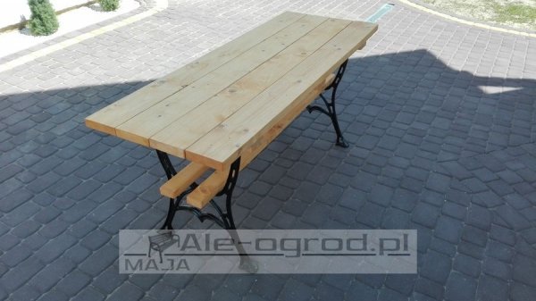 Stół żeliwny Królewski MAJA szerokość 60 cm