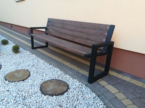 Ławka z oparciem LOFT PRIMA