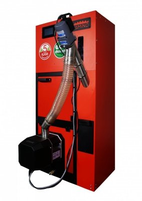 Camino 4 żeliwny kocioł na pellet z podajnikiem o mocy 15 KW ecoTOUCH860 TOUCH T4 EcoDesign SLIM