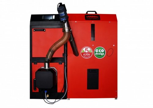 Camino 4 żeliwny kocioł na pellet z podajnikiem o mocy 12 KW ecoTOUCH860 TOUCH T4 EcoDesign