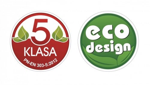 Camino 4 SLIM żeliwny kocioł na pellet z podajnikiem o mocy 12 KW ecoTOUCH 920  TOUCH T4 
