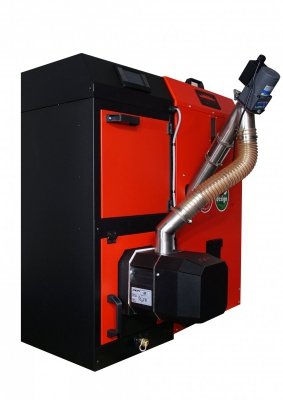 Camino 4 żeliwny kocioł na pellet z podajnikiem o mocy 12kW ecoTOUCH920 TOUCH T4 Separate