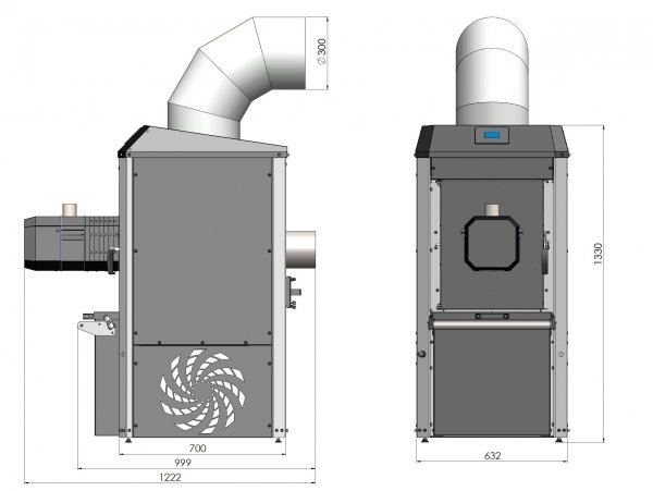 Nagrzewnica Powietrza Ventura 150kW