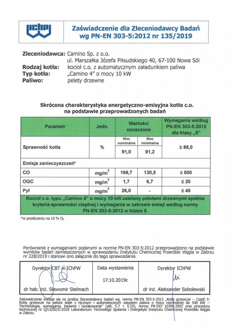 Camino 4 żeliwny kocioł na pellet z podajnikiem o mocy 10 KW ecoMax 920 simTOUCH ST4 Seperate