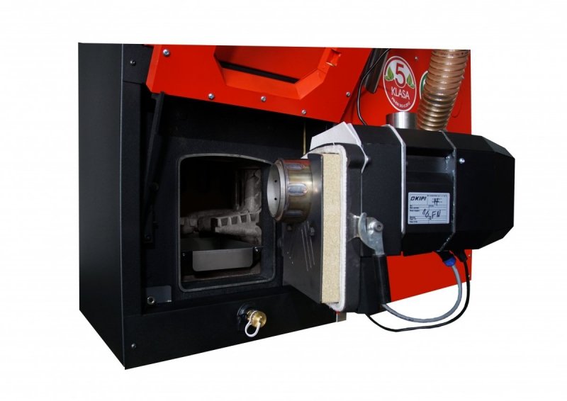 Camino 4 żeliwny kocioł na pellet z podajnikiem o mocy 10 KW ecoMax 860 simTOUCH ST4 Seperate