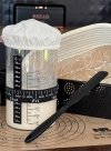 POJEMNIK NA ZAKWAS DO CHLEBA Szklany SŁOIK FERMENTATOR z termometrem 800ml