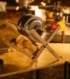 SUSZARKA ociekacz do naczyń rozkładany drewniany bambus metal LOFT