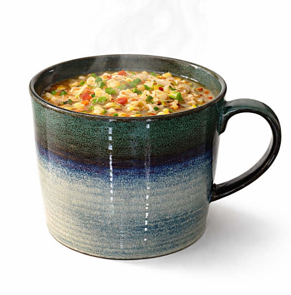 KUBEK XXL 1L ceramiczna Bulionówka miska do zupy , herbaty zupek chińskich