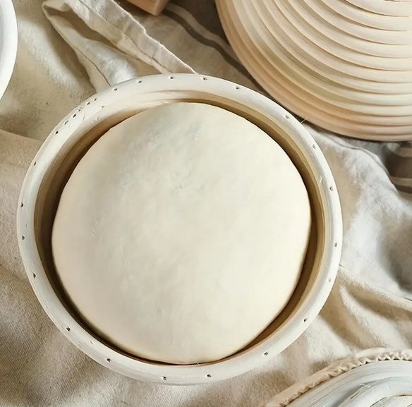 KOSZYK RATAN FORMA DO WYRASTANIA CHLEBA 25 CM