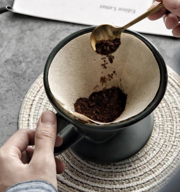 FILTR LEJEK PORCELANOWY DO ZAPARZANIA KAWY DRIPPER