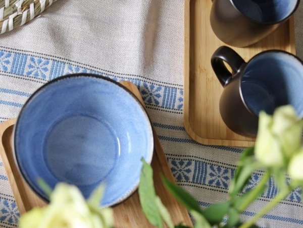 MISECZKA DO ZUPY miska 500 ml talerz do zupy BULIONÓWKA Blue Jeans 