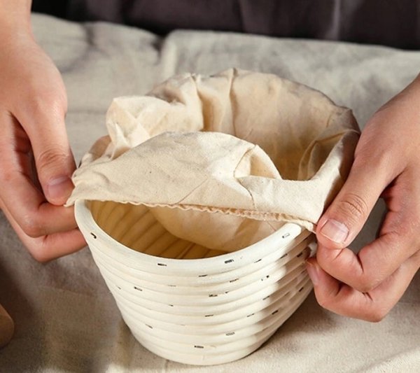KOSZYK do wyrastania garowania chleba + forma ceramiczna do pieczenia 