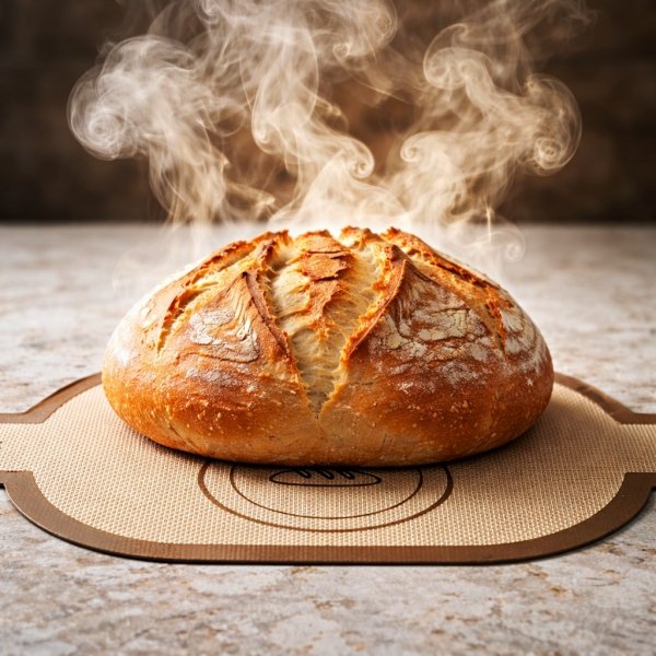 DUŻA MATA SILIKONOWA do pieczenia CHLEBA 15x61 cm NIE PRZYWIERA