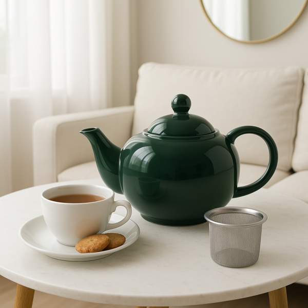 DZBANEK zaparzacz Z FILTREM sitkiem do herbaty 1L 