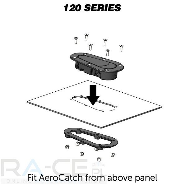 Zapinki AeroCatch 120-2000