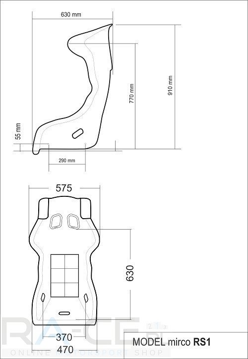 Fotel Mirco RS1 3D FIA 