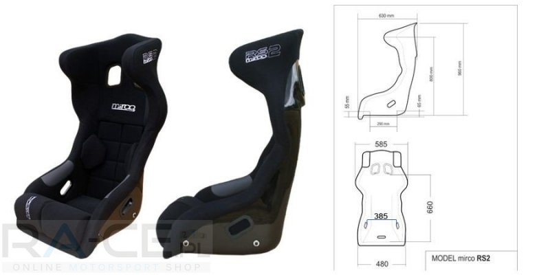 Fotel Mirco RS2 FIA