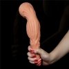 DILDO 9.5'' DUAL LAYERED PLATINUM SILICONE COCK – FLESH