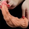 DILDO 9.5'' DUAL LAYERED PLATINUM SILICONE COCK – FLESH