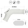 PIERŚCIEŃ NAKŁADKA VIBRATING WAVE KNIGHTS RING WITH SCROTUM SLEEVE (WHITE)