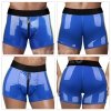 CHIC STRAP-ON SHORTS (36 - 39 CALI W PASIE) NIEBIESKI