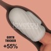 MASTURBATOR KNIGHTS RING VIBRATING DUAL PURPOSE SLEEVE-SPIRAL