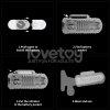 MASTURBATOR KNIGHTS RING VIBRATING DUAL PURPOSE SLEEVE-DRIP