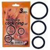 SILICONE COCK RING SET 3 PCS