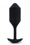 B-VIBE VIBRATING SNUG PLUG 4 BLACK