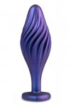 BLUSH ANAL ADVENTURES MATRIX SWIRLING BLING PLUG SAPPHIRE