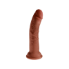 King Cock Dildo Plus 8 Triple Density Cock Brown