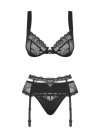 Obsessive komplet bielizny Heartina S/M
