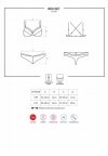 Obsessive 860-SET-1 komplet czarny S/M