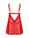 Obsessive komplet bielizny babydoll + stringi Elianes XS/S