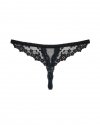 Letica stringi otwarte czarne L/XL Obsessive