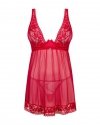 Lacelove babydoll i stringi   XS/S Obsessive