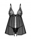 Babydoll i stringi XS/S Blomentis Obsessive