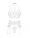 Komplet 3-częściowy Premisis White S/M Obsessive Premium