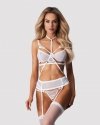 Komplet 3-częściowy Premisis White S/M Obsessive Premium