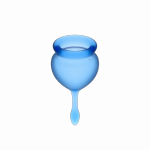 Satisfyer Feel Good Menstrual Cup Set Dark Blue