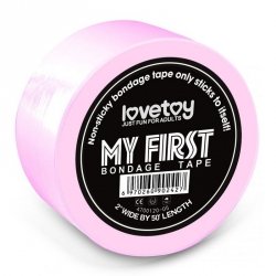 TAŚMA MY FIRST NON STICKY BONDAGE TAPE PINK